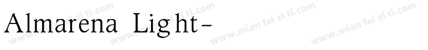 Almarena Light字体转换